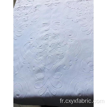 Polyester 3D gaufré pour drap de lit